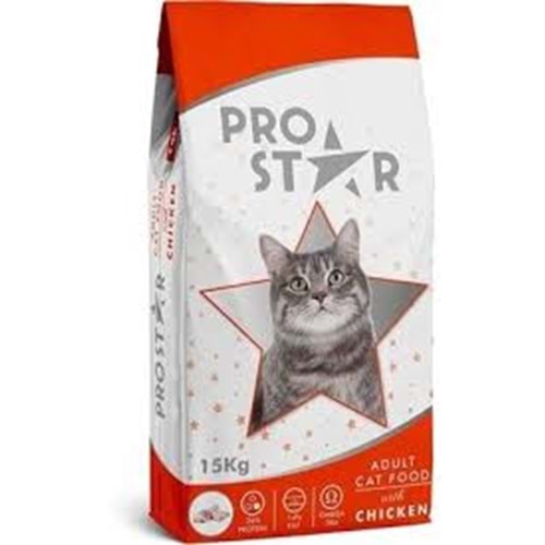 Prostar Tavuklu Yetişkin Kedi Maması 15Kg