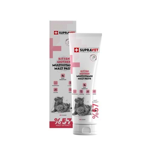 SUPRAVET KITTEN&MOTHER MULTI VITAMIN MALT PASTE 30GR