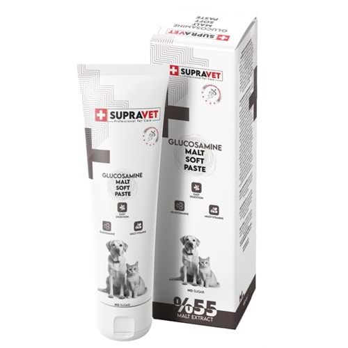 SUPRAVET GLUCOSAMİNE KEDİ VE KÖPEK EKLEM VE KAS DESTEK.İ MALTPASTE 100 GR