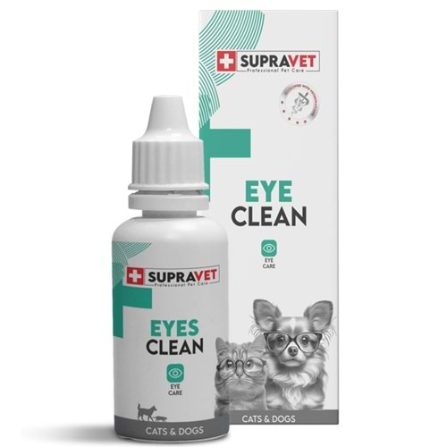 SUPRAVET EYE CLEAN KEDİ&KÖPEK GÖZ TEMİZLİK SOLÜSYONU 50ML