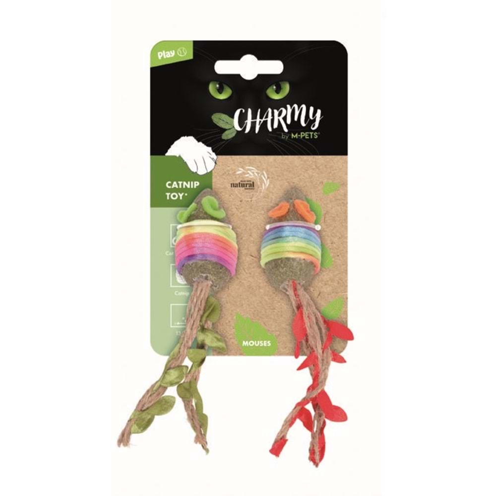 M-PETS CHARMY MOUSES CATNİPLİ KEDİ OYUNCAĞI