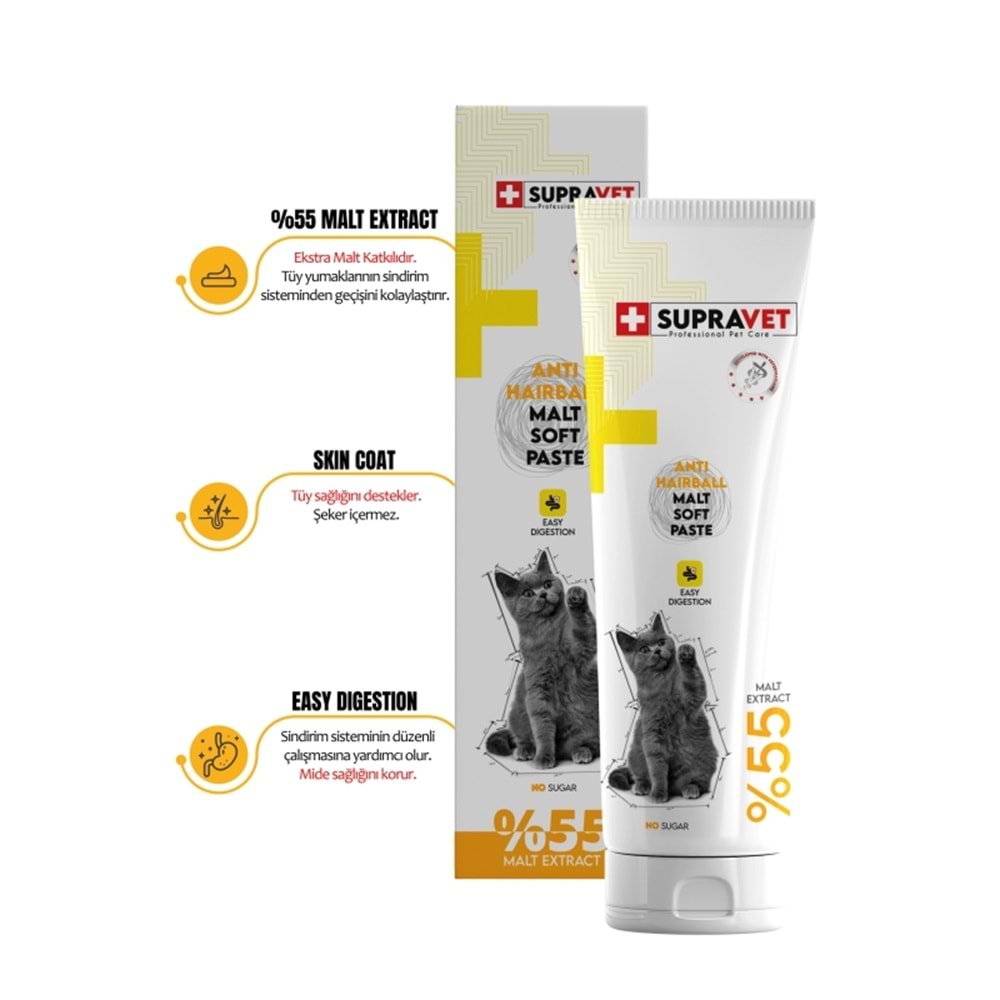 SUPRAVET ANTİ HAİRBALL MALTPASTE 100 GR