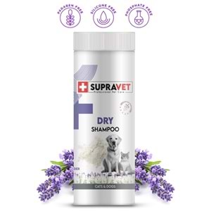 SUPRAVET DRY SHAMPOO LAVANTA KEDİ&KÖPEK ŞAMPUAN 150ML.